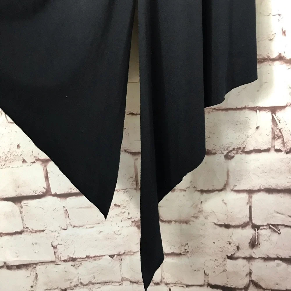 MOD-O-DOC  asymmetrical sleeveless tunic top black & grey Size SMALL - Picture 9 of 15